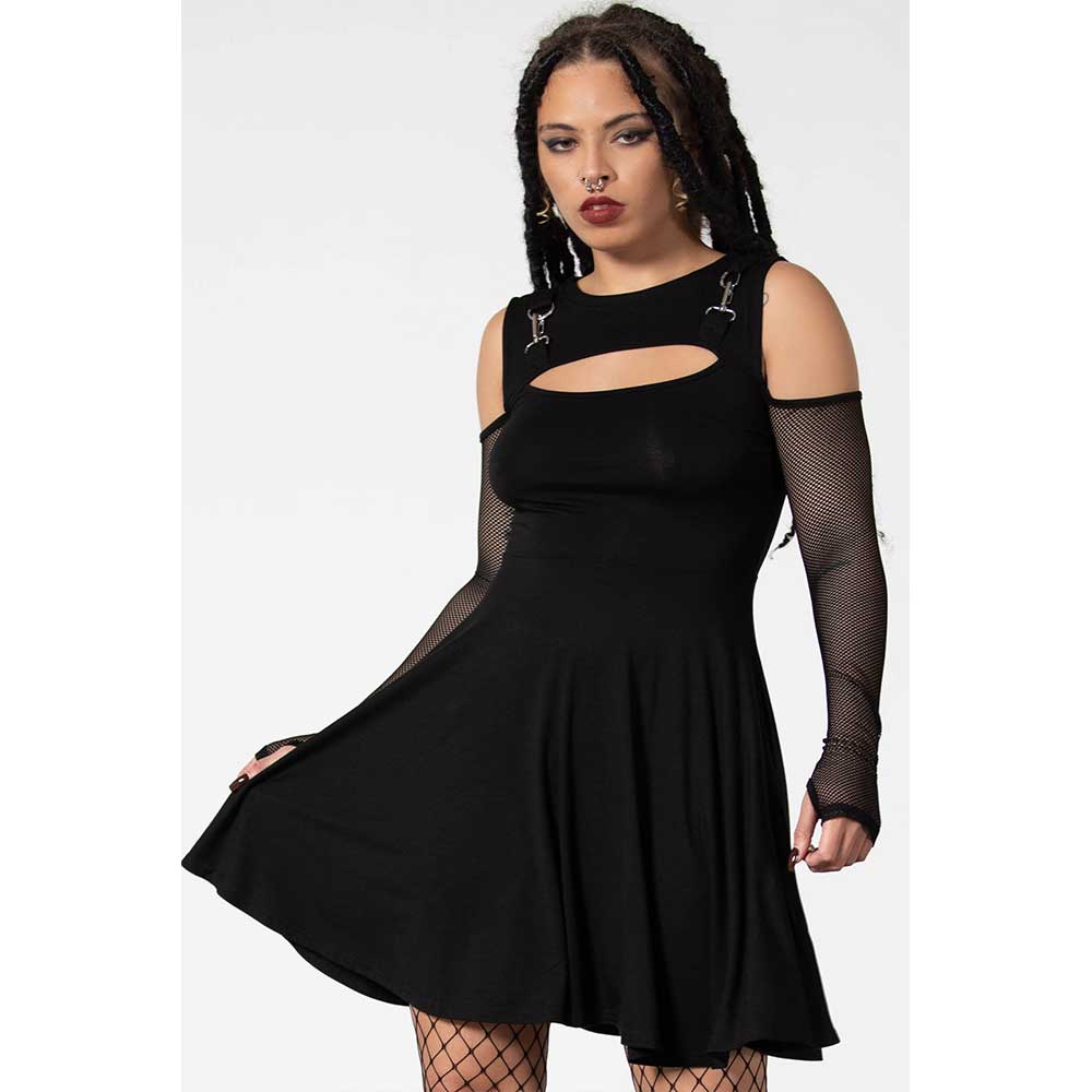 Killstar Night Coil Maxi Jurk Zwart main image 0